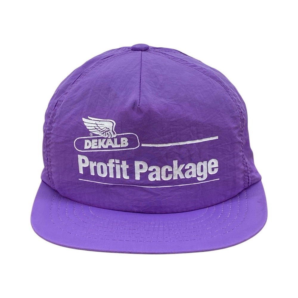 Vintage‎ Swingster Dekalb Seeds Farming Profit Package Snapback Hat Purple